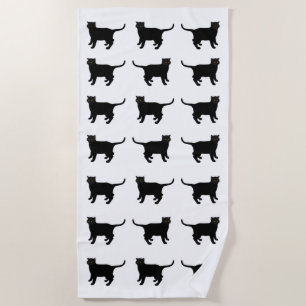 Serviette de plage de Black Cat
