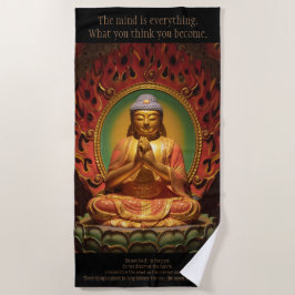 Serviette de plage de Bouddha