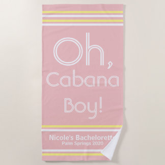 Serviette de plage de Cabana Boy