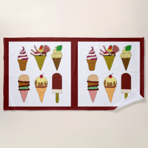 Serviette de plage de Choice Cream Choice