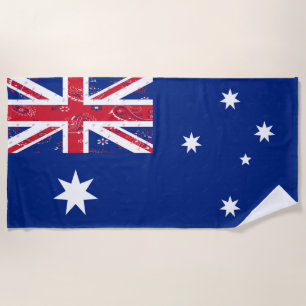 Serviette de plage de drapeau de l'Australie