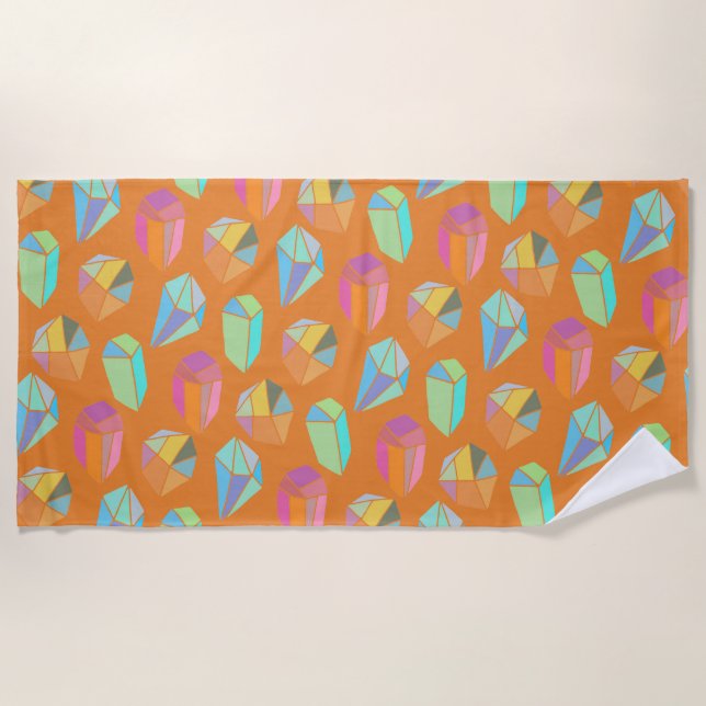 Serviette de plage de Gems (Devant)