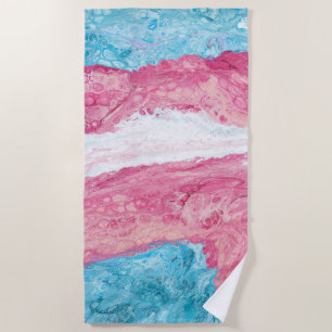 Serviette de plage de la fierté de transsexuel