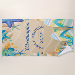 Serviette de plage de la Réunion