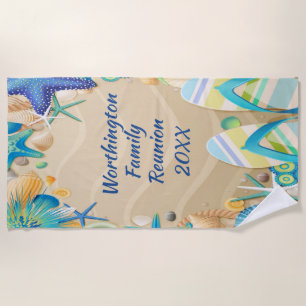 Serviette de plage de la Réunion