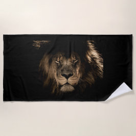 Serviette de plage de Lion