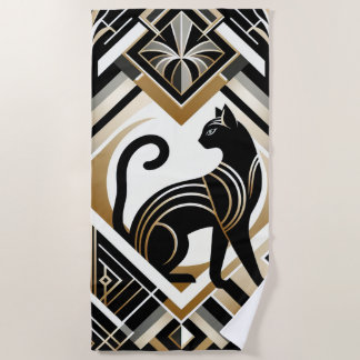 Serviette de plage décorative Abstraite moderne