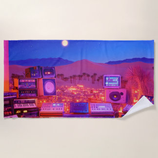 Serviette De Plage Desert Music Studio