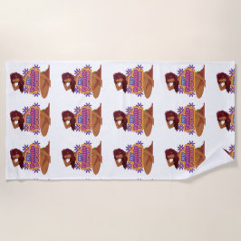 Serviette De Plage Dessin ma personne préférée