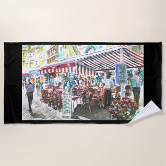 Serviette de plage Deux soeurs à Capris