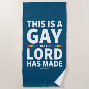 Serviette De Plage Dieu gay fait