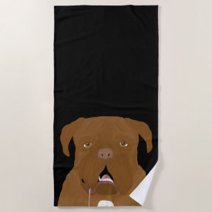 Serviette De Plage Dogue de Bordeaux Beach Towel