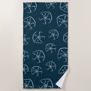 Serviette De Plage Dollar de sable Motif Dessin Océan Bleu