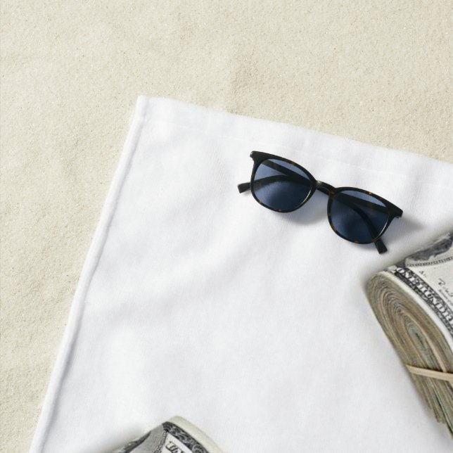 Serviette De Plage Dollars (En situation)