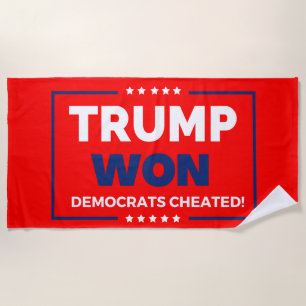 Serviette De Plage Donald Trump 2024 Trump a gagné