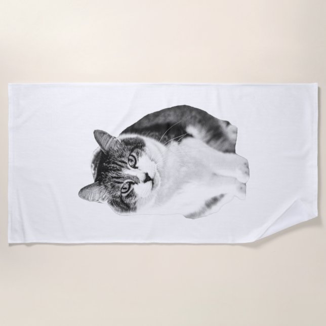 Serviette De Plage Douceur Chaleureuse (Devant)