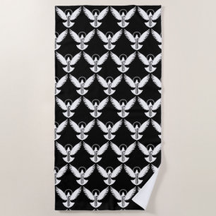 Serviette De Plage Dove avec clé
