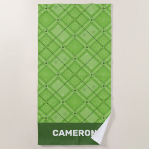 Serviette De Plage Dr Seuss   Motif de la fête de la Saint-Patrick