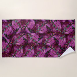 Serviette De Plage Dragonfly Bourgogne Flit Beach Towne