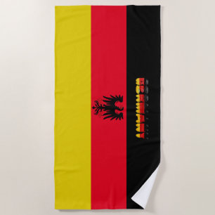 Serviette De Plage Drapeau allemand