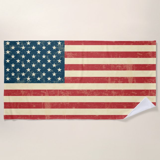 Serviette De Plage Drapeau américain (Devant)