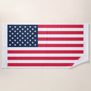 Serviette De Plage Drapeau américain 50 étoiles : vieilles étoiles de