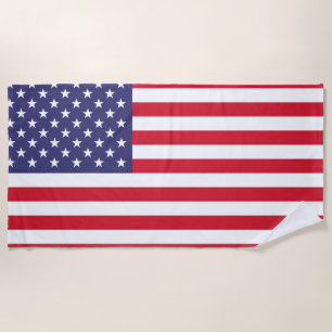 Serviette De Plage Drapeau américain américain