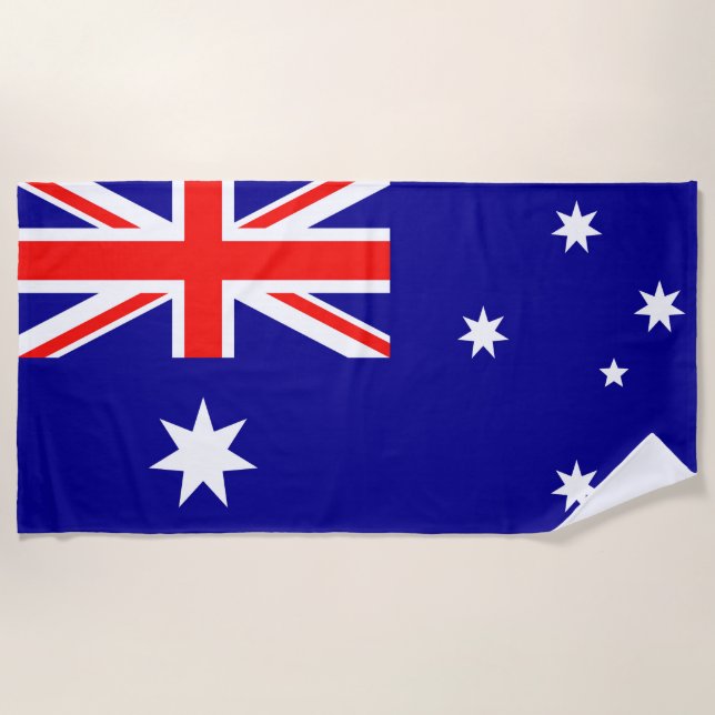 Serviette De Plage Drapeau Australie (Devant)
