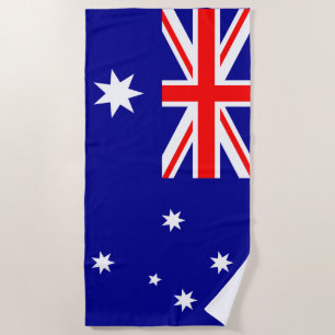 Serviette De Plage Drapeau australien