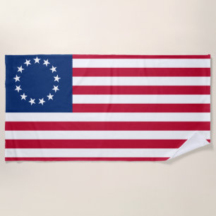 Serviette De Plage Drapeau Betsy Ross