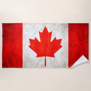 Serviette De Plage Drapeau canadien
