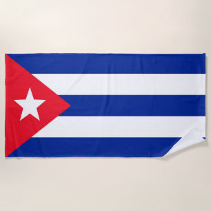Serviette De Plage Drapeau Cuba