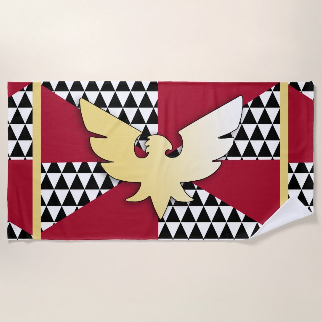 Serviette De Plage Drapeau de fierté Drag (Devant)