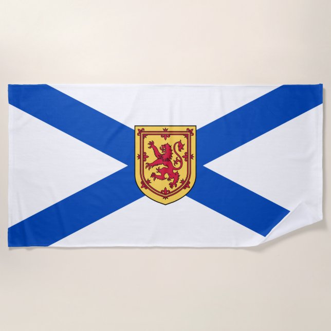 Serviette De Plage Drapeau de la Nouvelle-Écosse (Province canadienne (Devant)