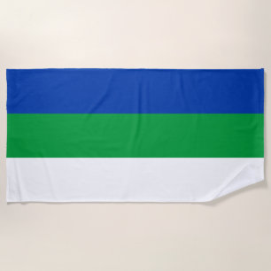 Serviette De Plage Drapeau de la République Komi