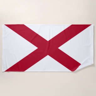 Serviette De Plage Drapeau de l'Alabama