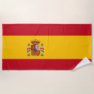 Serviette De Plage Drapeau de l'Espagne