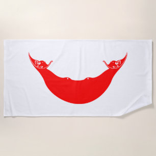 Serviette De Plage Drapeau de l'île de Pâques