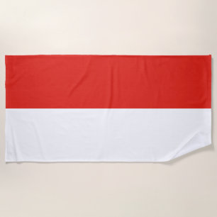 Serviette De Plage Drapeau de l'Indonésie