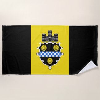 Serviette De Plage Drapeau de Pittsburgh Pennsylvanie