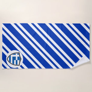 Serviette De Plage Drapeau de plage grec