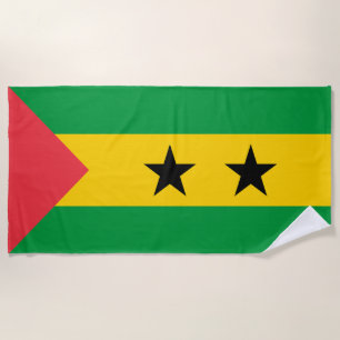 Serviette De Plage Drapeau de Sao Tomé-et-Principe