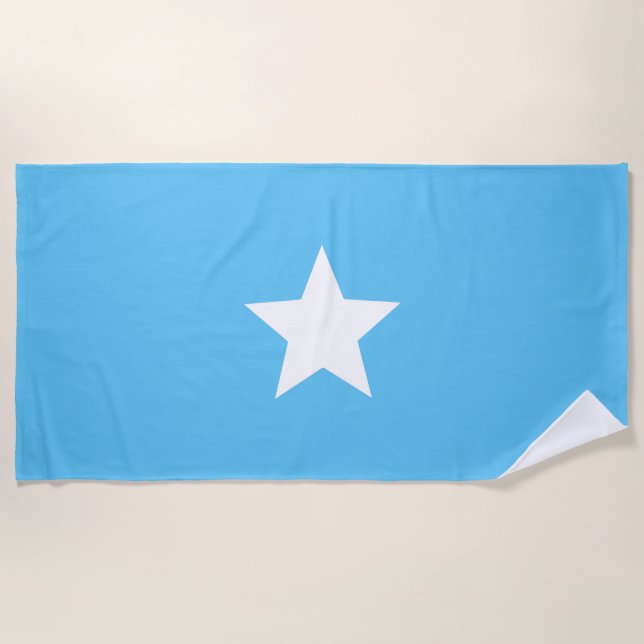 Serviette De Plage Drapeau de Somalie (Devant)