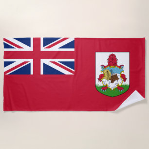 Serviette De Plage Drapeau des Bermudes (Bermudes) (Îles des Caraïbes