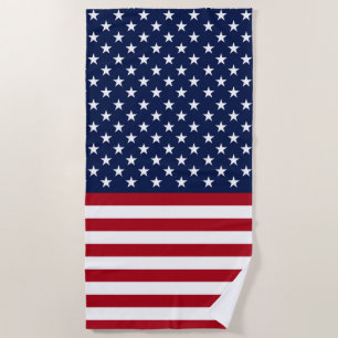 Serviette De Plage Drapeau des Etats-Unis de bannière étoilée