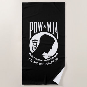Serviette De Plage Drapeau des prisonniers de guerre et des soldats d