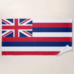 Serviette De Plage Drapeau d'Hawaï (État des États-Unis)