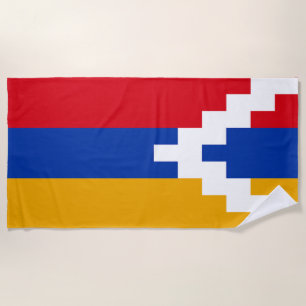 Serviette De Plage Drapeau du Haut-Karabagh