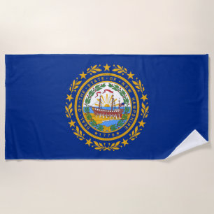 Serviette De Plage Drapeau du New Hampshire