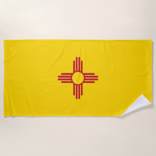 Serviette De Plage Drapeau du Nouveau-Mexique (États-Unis)